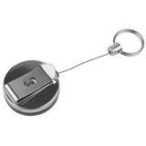 Брелок для ключей на ремень, шнур - 65см[2шт] сталь нерж. D=4,H=2см