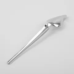 Ложка кондитерская для декорирования (с плоской ручкой) сталь нерж. ,L=225,B=40мм металлич., изображение 2