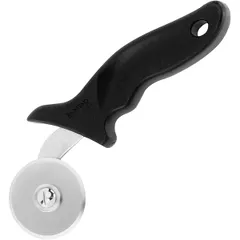 Roller knife for dough  plastic, stainless steel  D=55, H=55mm  black, metal.