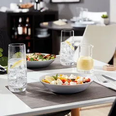 Тарелка глубокая «Эволюшнс Гранит» стекло 0,6л D=20см серый, изображение 4