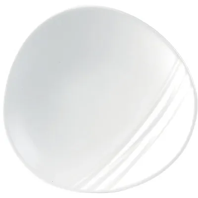 Тарелка пирожковая «Органикс» фарфор D=152,H=20мм белый