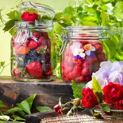 Банка «Фидо» квадратная с крышкой стекло 1,65л ,H=22,L=10,6,B=10,6см прозр., изображение 4