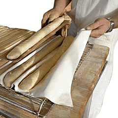 Dough sheet [10 pcs]  linen , L=230, B=70cm  beige.