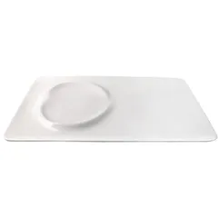 Serving dish “Magma”  porcelain , L=31, B=20cm  white