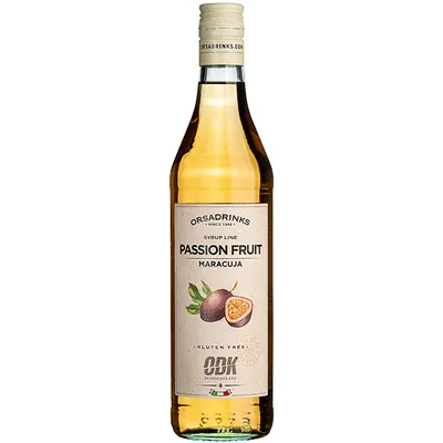 Сироп «Маракуйя» ODK стекло 0,75л D=65,H=305мм, Состояние товара: Новый, Вкус: Маракуйя, Материал: Стекло, Объем по данным поставщика (мл): 750