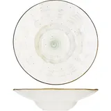 Тарелка для пасты «Пастораль» фарфор 300мл D=29,H=7см зелен.