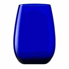 Highball “Elements” cr.glass 470ml D=87,H=120mm blue