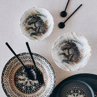 Салатник «Месопотамия Османия» фарфор 350мл D=14,H=5см коричнев., изображение 2