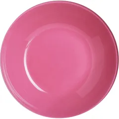 Deep plate “Arti” glass 0.78l D=20cm pink.