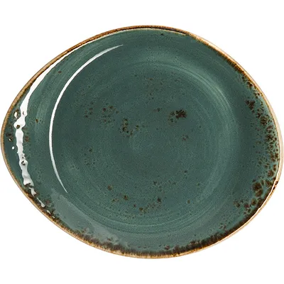 Тарелка «Крафт Блю» мелкая фарфор D=255,H=20,L=255,B=205мм синий, Цвет: Синий, Длина (мм): 255