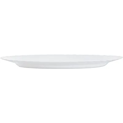 Блюдо «Трианон» овальное стекло ,H=2,L=35,B=26см белый, Длина (мм): 350, Ширина (мм): 260, изображение 2