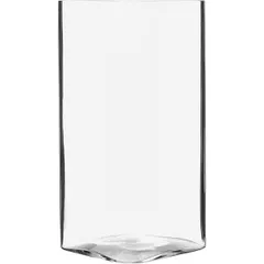 Vase for flowers square  glass , H=27.5, L=15, B=15cm  clear.