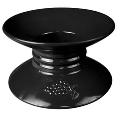 Round stand for dish  plastic  D=17, H=10cm  black