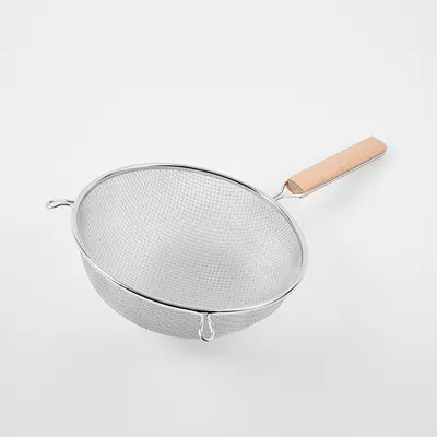 Сито с ручкой сталь нерж.,дерево D=240,L=440,B=95мм