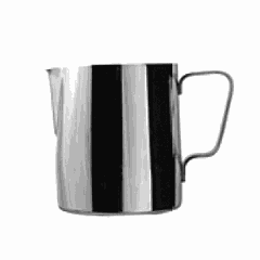Pitcher stainless steel 1l D=13.5,H=17cm silver.