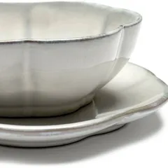 Салатник «Инку» волнистый край керамика D=11,H=4см белый, изображение 3