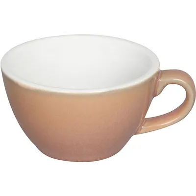 Чашка чайная «Эгг» фарфор 150мл персик., Цвет: Персиковый, Объем по данным поставщика (мл): 150