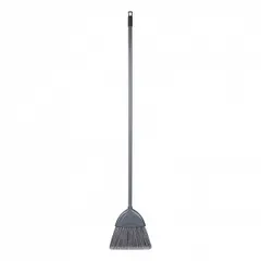 Floor brush with handle polyprop. ,H=135,L=24,B=5cm gray