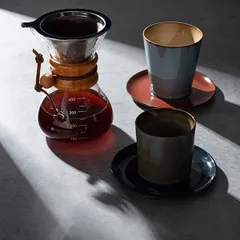 Стакан для горячих напитков «Террес де Ревес» керамика 310мл D=85,H=95мм голуб.,серый, изображение 2