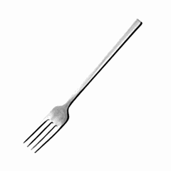 Dessert fork “Profile”  stainless steel , L=185/65, B=4mm  metal.