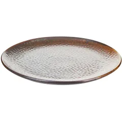 Тарелка «Мак» фарфор D=275,H=18мм медный, изображение 4