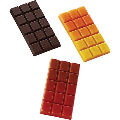 Форма для шоколада «Мини плитка»[12шт] пластик ,H=5,L=62,B=32мм