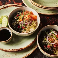 Соусник «Крафт Грин» фарфор 55мл D=65,H=30мм зелен., изображение 3