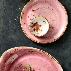 Соусник «Крафт Распберри» фарфор 55мл D=65,H=30мм розов., изображение 4