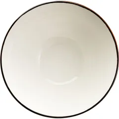 Салатник «Джаспер» фарфор 2,6л D=23,5,H=11,6см белый,красный, изображение 2