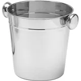 Champagne bucket  stainless steel  5.1 l  D=20.5/14, H=21, B=24.5 cm  metal.