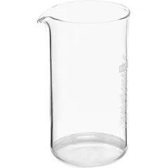 Колба для френч-пресса термост.стекло 350мл D=7,H=13см прозр., изображение 2