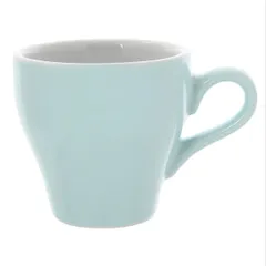 Кружка «Тулип» фарфор 280мл D=90,H=85,L=125мм св. голуб.