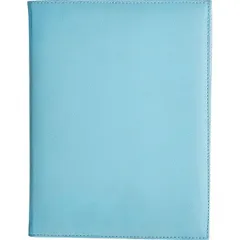 Menu folder leatherette ,L=32,B=25cm blue.