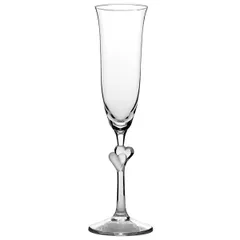 Бокал-флюте «Л`амор» хр.стекло 175мл D=70,H=242мм прозр.,матовый, изображение 2