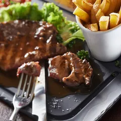 Блюдо для подачи «Базальт» керамика D=55,L=330,B=220мм черный,матовый, изображение 4