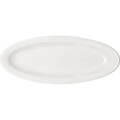 Блюдо «Кунстверк» овальное фарфор ,H=2,L=22,B=8см белый