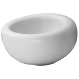 Salad bowl “Ninfa”  porcelain  350 ml , H=90, L=170, B=155mm  white, gloss.