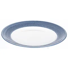 Тарелка «Революшн Эдж Блюстоун» фарфор D=270,H=25мм синий,белый, изображение 3