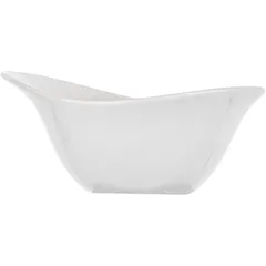 Салатник «Скейп» фарфор 420мл D=18см белый, изображение 3