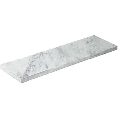 Rectangular serving dish  marble , H=20, L=530, B=163mm  white