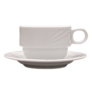 Чашка чайная «Аркадия» фарфор 180мл D=75,H=65,B=110мм белый, Объем по данным поставщика (мл): 180