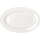 Блюдо «Кунстверк» овальное фарфор ,H=16,L=260,B=170мм белый