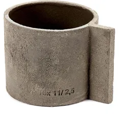 Mug handle=3cm concrete D=10,H=9cm gray