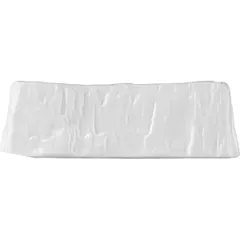 Блюдо для подачи «Клифф» для презентаций фарфор ,H=5,L=15,B=10см белый,матовый, изображение 3