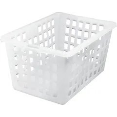 Perforated bread storage container polyethylene 40l ,H=34,L=57,B=36cm white