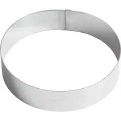 Кольцо кондитерское сталь нерж. D=180,H=45мм металлич.