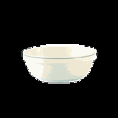 Salad bowl “Reception” glass 300ml D=120,H=45mm ivory,gray