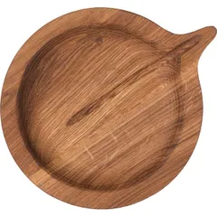 Блюдо «Осина» дуб ,H=30,L=250,B=205мм деревян., изображение 3