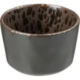 Емкость для закусок «Фобос» керамика 250мл D=95,H=60мм коричнев.