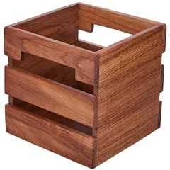 Подставка для набора для специй дуб ,H=15,L=15,B=15см коричнев.